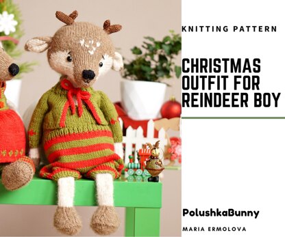 Christmas Reindeer Boy Outfit