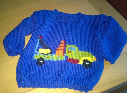 Truck sweater