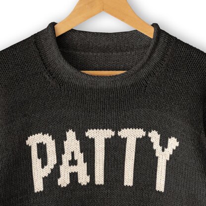 Womens knit sweater Patty - Knitting Pattern