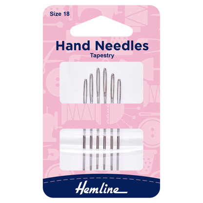 Hemline Size 18 Tapestry Needles (6)