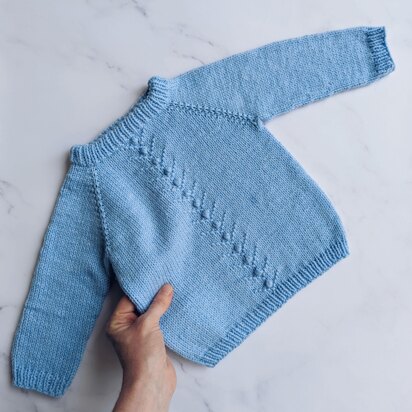 Berwick Baby and Children's Sweater in DK yarn - Ages 0 - 10 years