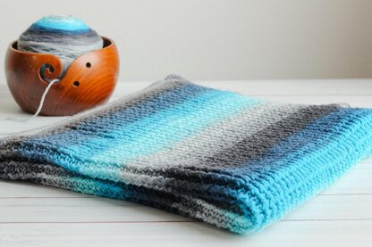 Aurora Skies Ribbed Baby Blanket