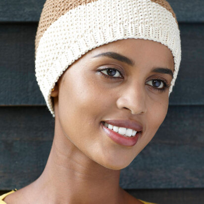 Seed Stitch Hat in Lion Brand Cotton-Ease - 90446B