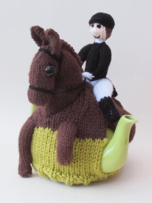 Dressage Horse and Rider Tea Cosy