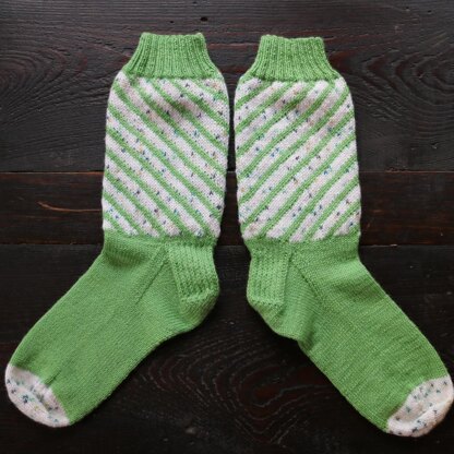 Banksia Spiral Socks