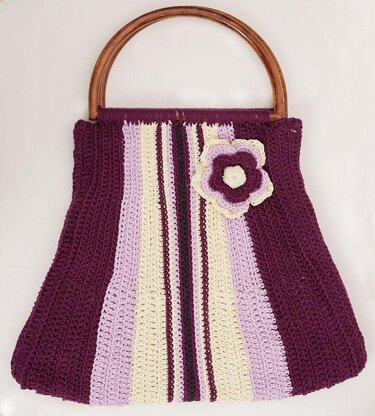 Purple Denim Purse