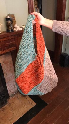 Bag for Life - Blocked Colors Woven with Twine