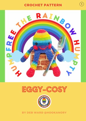 Rainbow Humpty Egg Cosy