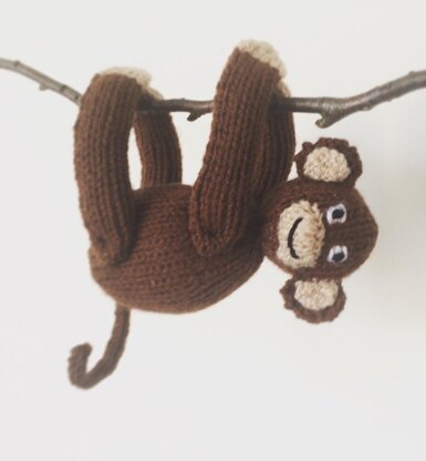 Monkey soft toy plushie amigurumi