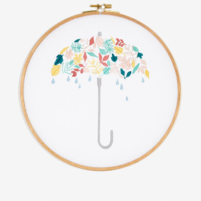 DMC Under My Umbrella Embroidery Pattern - PAT1022 - Downloadable PDF