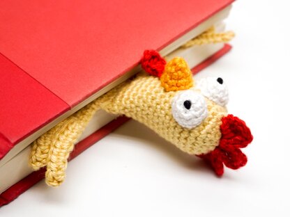 Chicken Bookmark Crochet Pattern