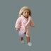 Doll Robe Spa Set Crochet Pattern – Spa Bathrobe Outfit For 18Inch Dolls