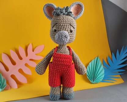 James Donkey amigurumi patternJames Donkey amigurumi pattern