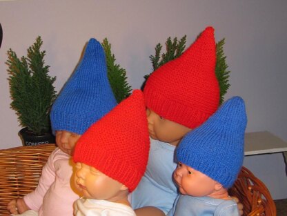 Baby Gnome Hats - 2 designs from 1 pattern