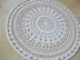 White Mandala 15,5 inch/40 cm Crochet PDF Pattern