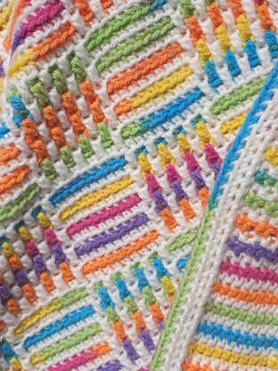 Square Galore – Mosaic Crochet Blanket Pattern