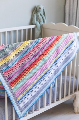 Baby Rainbow Sampler Blanket