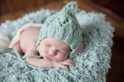 Lacy Baby Elf Bonnet