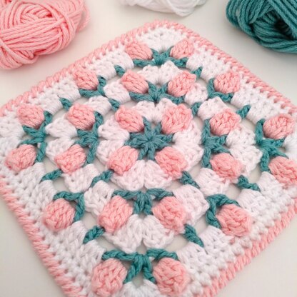 Rose Garden Granny Square