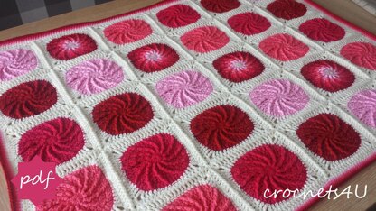 Twirling Circles Afghan