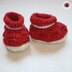 Basketweave Baby Booties