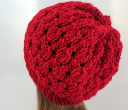 Penelope - An Easy Lace Bell Stitch Hat