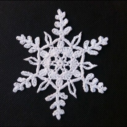 I Love you Snowflake Crochet Pattern For Christmas