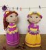 Amigurumi Lala bridesmaid dresses