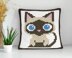 Siamese Cat Pillow Pattern C2C
