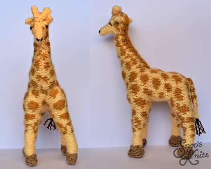 Giraffe Noah's Ark Zoo Knitting Pattern Snoo's Knits