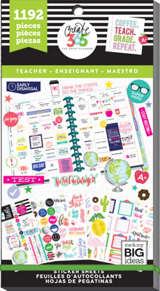 The Happy Planner Sticker Value Pack - Teacher, 1192/Pkg