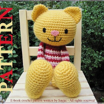 Huggy Cat Amigurumi Crochet Pattern