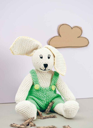 Lenny The Bunny in Rico Creative Cotton Aran