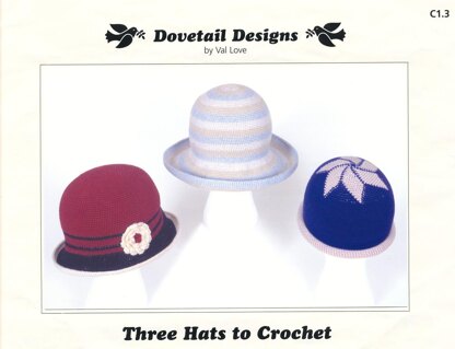 Three hats to crochet