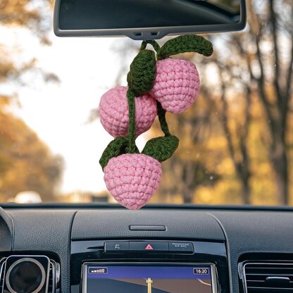 Peach Fruit Car Hanging