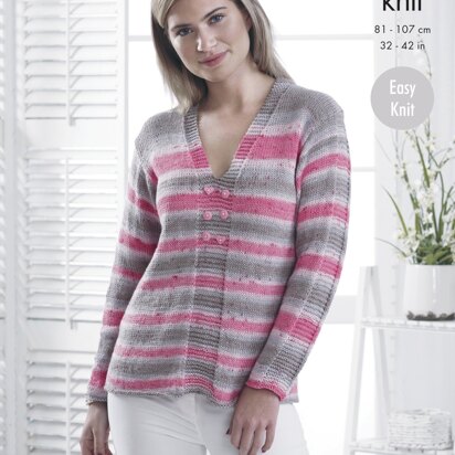 Sweaters in King Cole DK - 5092 - Downloadable PDF