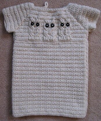 Little Owl Sweater Dress - 5 Sizes