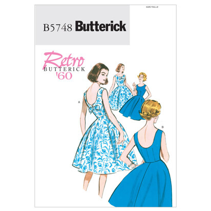 Butterick Kleid für Damen und kleine Damen B5748 - Schnittmuster