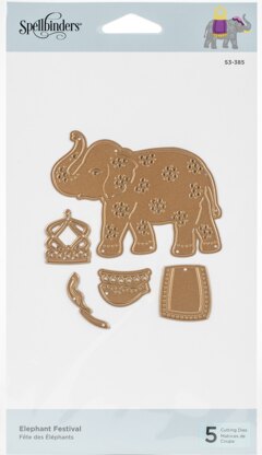 Spellbinders Shapeabilities Die D-Lites - Elephant Festival