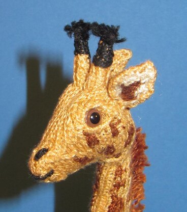 Georgie The Baby Giraffe Amigurumi Microknit Toy