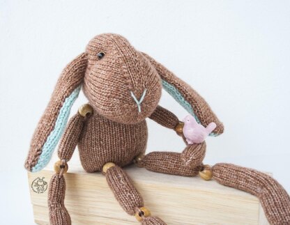 Beads jointed Bunny doll