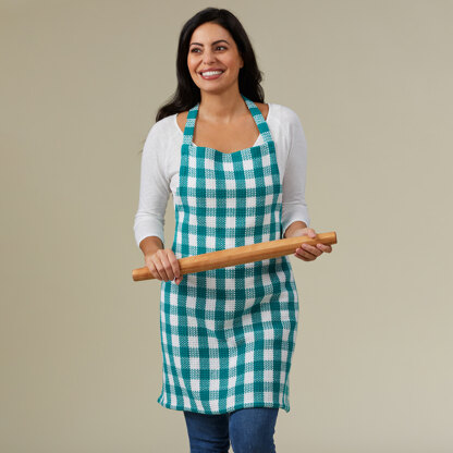 Valley Yarns #258 Gingham Apron WIF