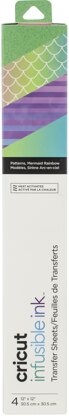 Cricut Infusible Ink Transfer Sheet 12"X12" 4/Pkg - Mermaid Rainbow
