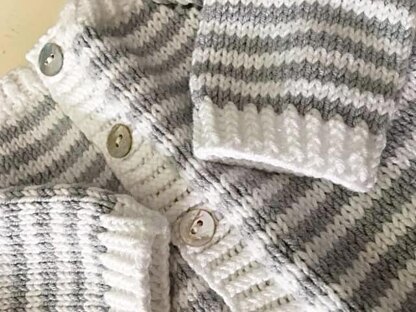 Baby Striped Party Cardi