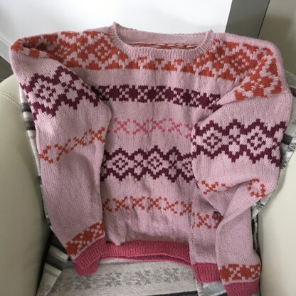 Ladies fairisle jumper