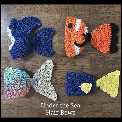 Under the Sea Hair Bows