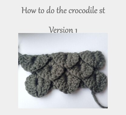 How to do the crocodile st