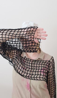 Fishnet crop top