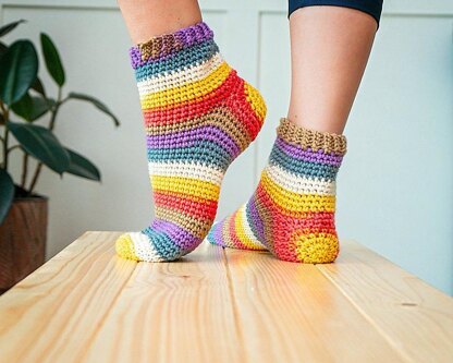 Beginner Felici Crochet Socks