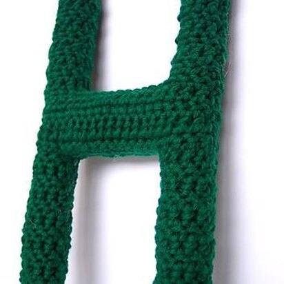 Capital H Alphabet Letter Pattern